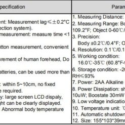 Thermometer Infrared - Non-Contact